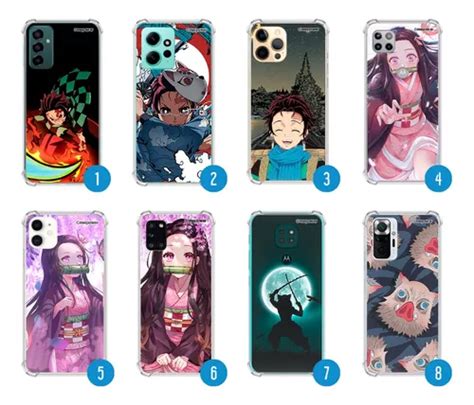 Capa Capinha Case Kimetsu No Yaiba Personalizada Parcelamento Sem Juros