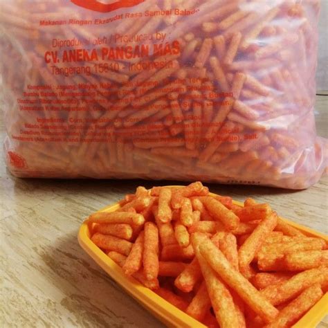 Snack Kiloan Stik Tes Balado Jajanan Makanan Ringan Cemilan