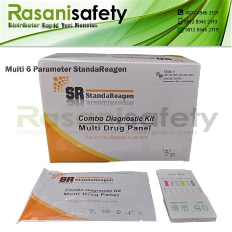 Jual SR Multi 6 Parameter Isi 25 Alat Test Drugs Narkoba Urine Panel