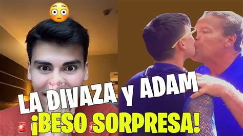 La DIVAZA En Shock El Escandaloso BESO De ALFREDO ADAME YouTube