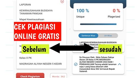 Cara Cek Plagiasi Online Gratis Menggunakan Aplikasi Check Plagiarism