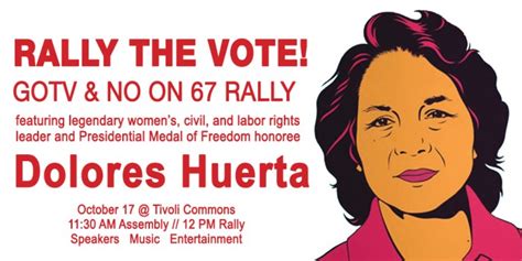 Get Into It Rally Against Colorado’s Amendment 67 With Dolores Huerta Feminist Campus