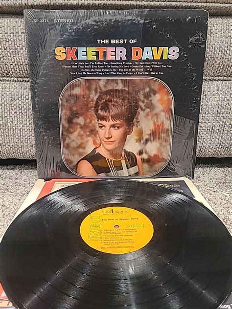 Skeeter Davis The Best Of Skeeter Davis Lp Lsp3374 Vinyl 1965 Rca