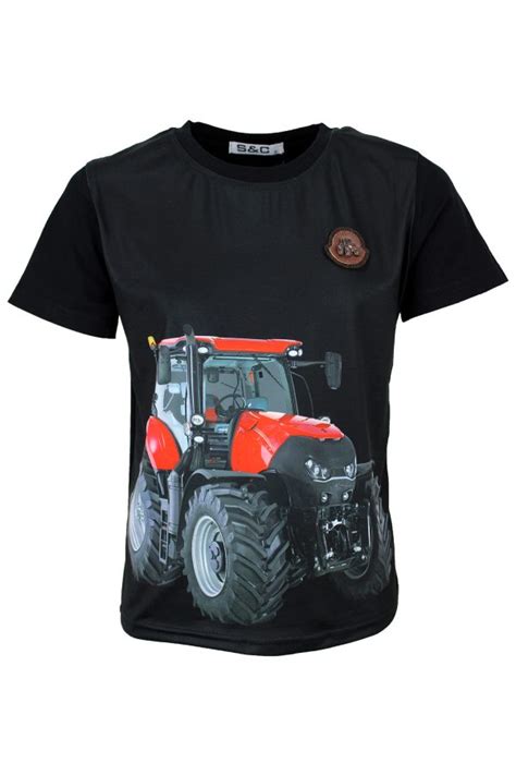 Shirtje Tractor Zwart Babes En Binkies