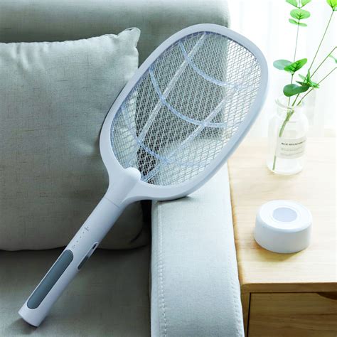 Koramzi F 12 Electric Mosquito Swatter Bug Zapper With Rechargeable Battery And Removable Flash