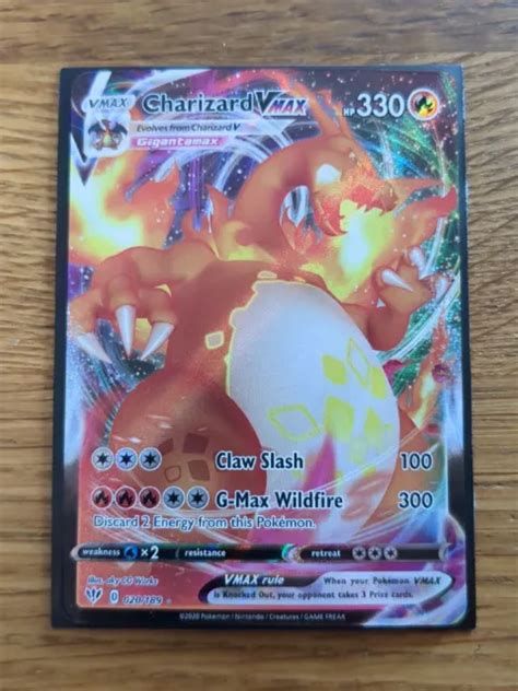 Charizard Vmax Pokemon Swsh Darkness Ablaze Full Art