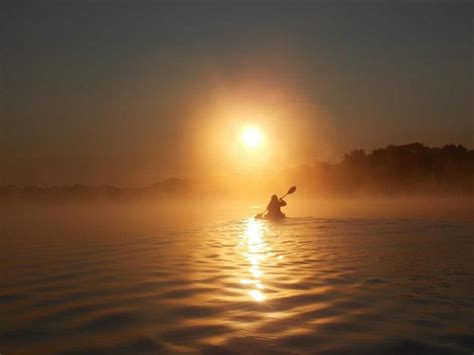 Kayaking The Little Crow River In New London Minnesota On August 11th