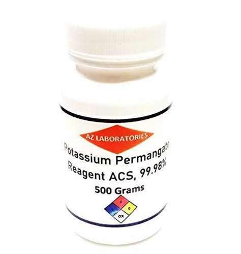 Px1550 1 Size 500 G Potassium Permanganate 99 0 Acs Each 500g