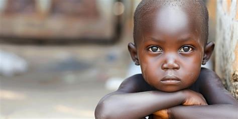 Premium Photo | Heartbreaking Photograph Of A Homeless African Child