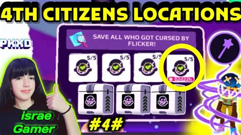 ALL THE LOCATIONS OF THE NEW CURSED CITIZENS IN PK XD 4 YouTube