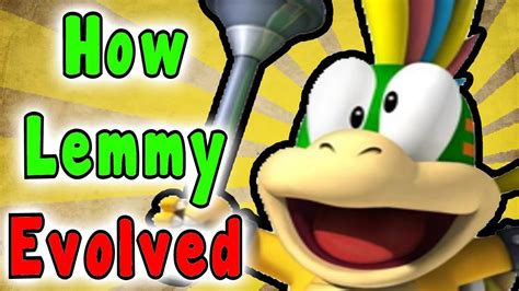 Super Mario Evolution Of Lemmy Koopalings Youtube