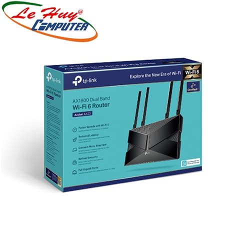 Mã 99ELHA giảm 7 đơn 300K Bộ phát Wifi TP Link Archer AX23 Băng Tần