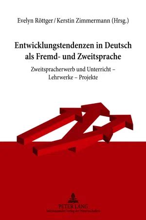 Pdf Entwicklungstendenzen In Deutsch Als Fremd Und Zweitsprache De