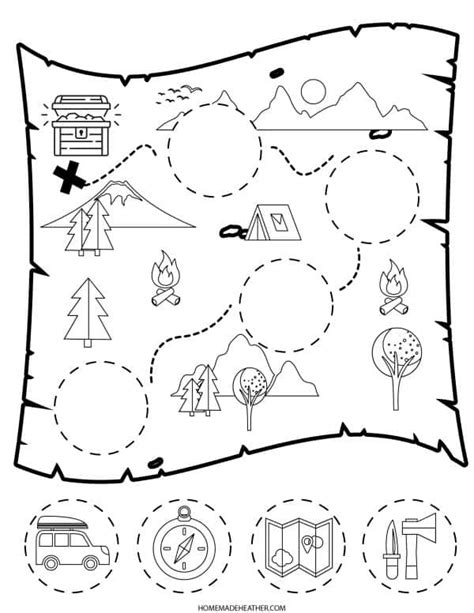 Printable Treasure Map Paper