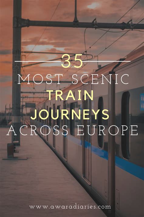 Most scenic train journeys across europe – Artofit