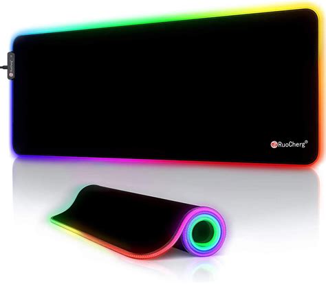 Ruocherg Gaming Mauspad X Mm Xxl Mousepad Rgb Mauspad Led Mit