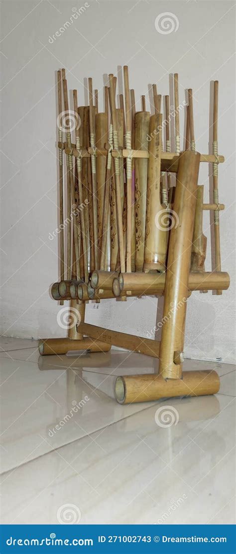 A Musical Instrument Made Of Bamboo Called Angklung Comes From West