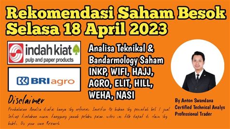 Rekomendasi Saham Besok Selasa 18 April 2023 Analisa Saham INKP WIFI