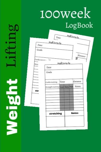 Weight Lifting Log Book Workout Journal For Men And Women Workout