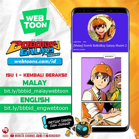 BoBoiBoy On Twitter Komik BoBoiBoy Kini Tiba Di Webtoon Indonesia