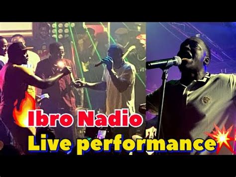 Integralite Ibro Nadio Live Performance Hier Au Bango Ex Five Youtube