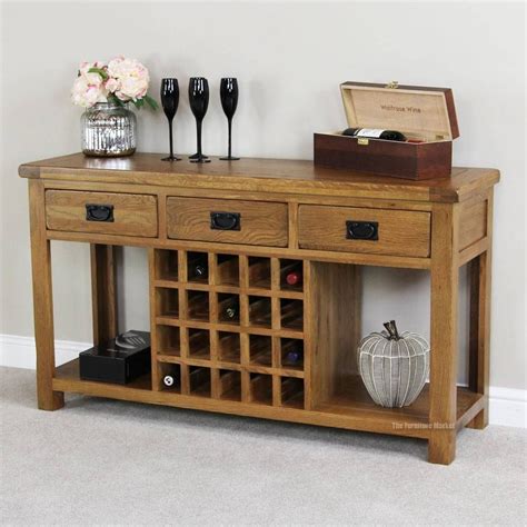 15 Collection of Oak Sideboards with Wine Rack