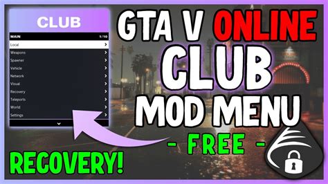 Club Mod Menu V Free Gta V Mod Menu Simple Ui Easy Injection