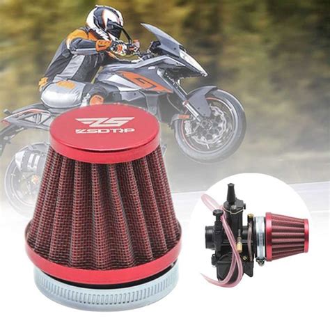 Jual MOTOS Filter Udara Karburator Motor Universal Pipa Intake 42 Mm