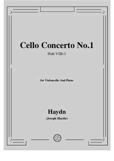 Concerto For Cello And Orchestra No 1 In C Major Hob VIIb 1 Por J