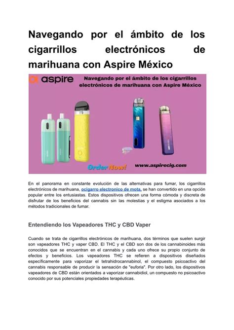 PPT Navegando por el ámbito de los cigarrillos electrónicos de