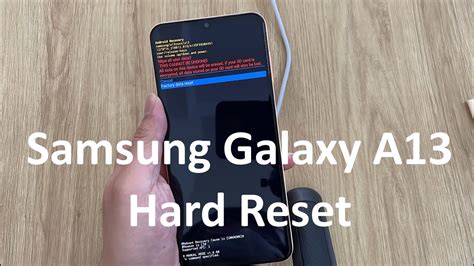 Samsung Galaxy A13 How To Hard Reset YouTube