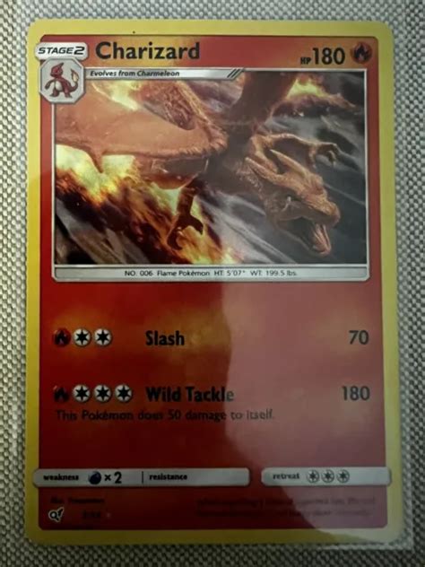 Carte Pok Mon Rare Charizard D Tective Pikachu Holo Neuve Comme