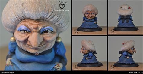 Yubaba sculpture - Fan art on Behance