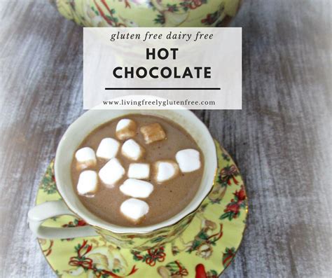 Hot Chocolate Dairy Free Gluten Free Living Freely Gluten Free