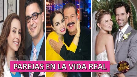 Parejas De Los Actores De La Telenovela Ni A Amada Mia En La Vida