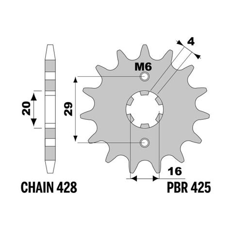 Pignone Pbr Z Denti Passo Suzuki Rv