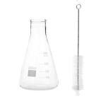 Buy Abgil Borosilicate Glass Erlenmeyer Narrow Mouth Graduated Conical