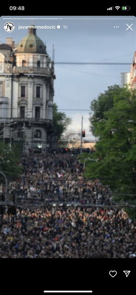 Jovan Memedovi Podr Ao Proteste U Srbiji Foto