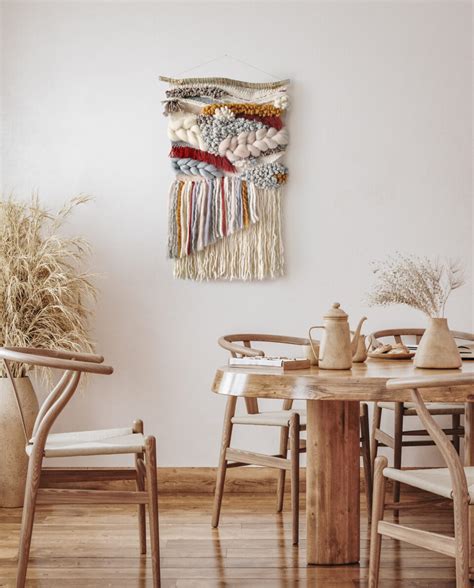 Boho Natural Woven Wall Hanging Sonia Nowak Studio