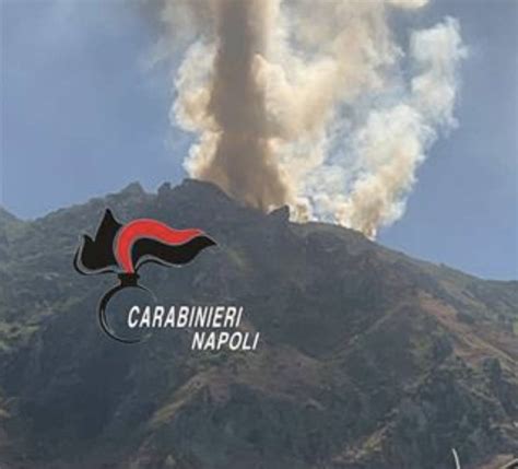 Ischia Incendio Al Monte Epomeo Minaccia Le Case