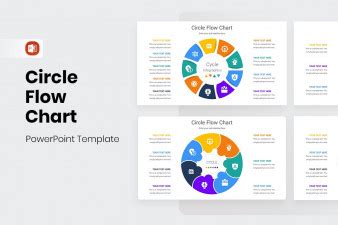 Circle Flow Chart PowerPoint Template | Nulivo Market