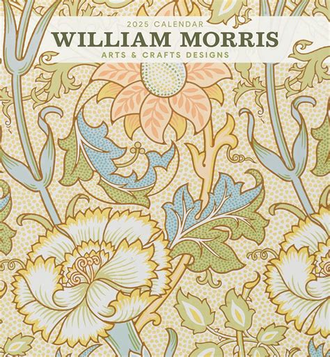 William Morris Arts Crafts Designs Wall Calendar William