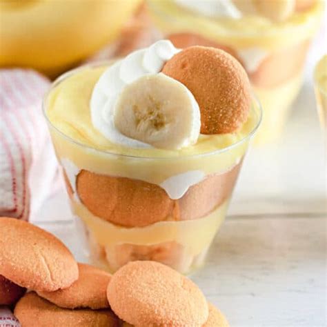 Banana Pudding Cups Veggie Desserts