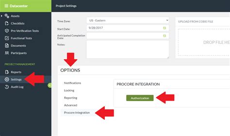 Setting Up Facility Grid Issues Log Synchronization With Procore