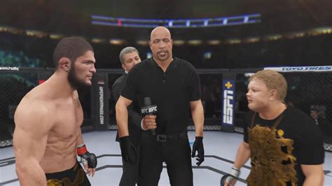 Khabib Vs Hasbulla EA Sports UFC 4 Eagle Fights YouTube