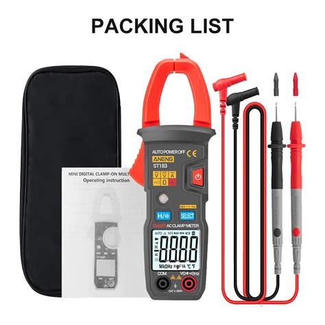 Clamp Meters Tools Aneng St Counts Digital Ac Current Clamp