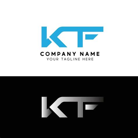kf initial letter  vector art  vecteezy