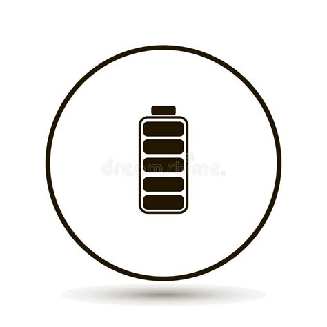 Vecteur Dicône De Batterie Symboles De Niveau Bas De Charge De