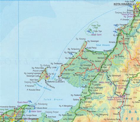 Sarawak Sabah Brunei Itmb Buy Map Of Sarawak And Sabah Mapworld