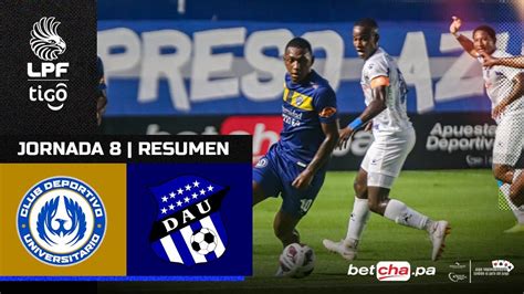 CDU Vs DAU Jornada 8 LPF HIGHLIGHTS 1 2 YouTube